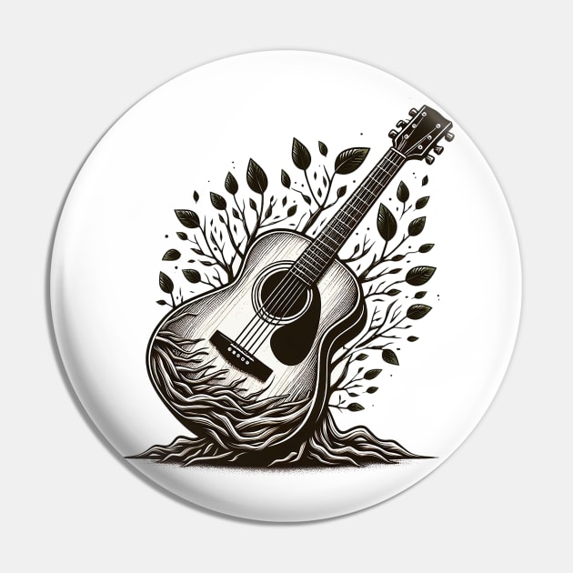 Nature guitar Pin by ramith-concept