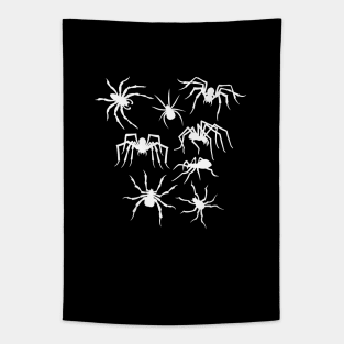 Spider Silhouettes Tapestry