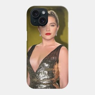 Florence Pugh - Yellow Glam Phone Case