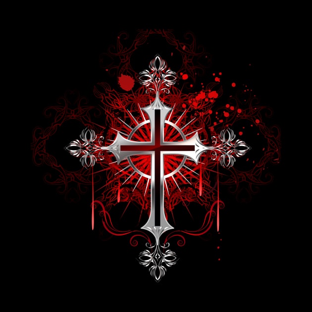 Gothic cross by Marilineandco