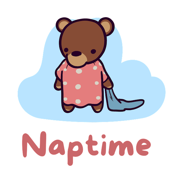 Naptime Bear Cub by ThumboArtBumbo