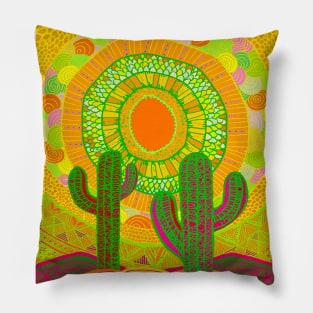 Southwest Desert Sun Pillow