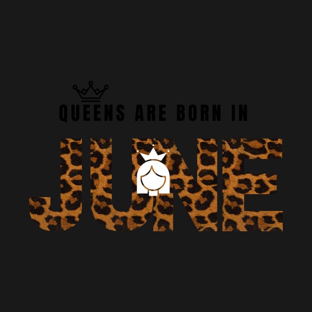 Queens are born in June,June birthday gift,happy birthday June by audicreate