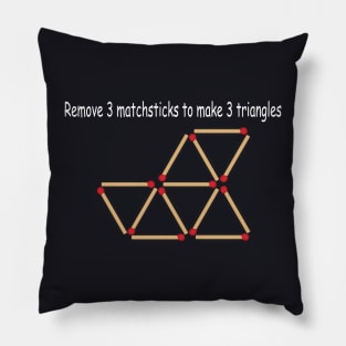 Matchstick puzzles Pillow