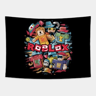 Roblox Kids Vibrant Tapestry