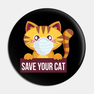 Save your Cat Pin