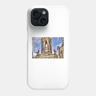 the Bruce Fountain , Inverness - ( Outlander location Falkland, Scotland ) Phone Case