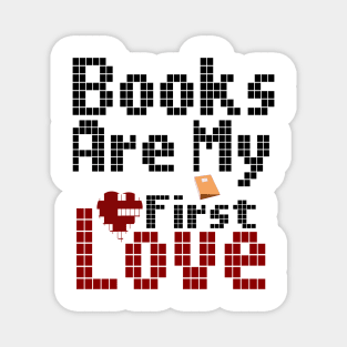 books are my first love Magnet