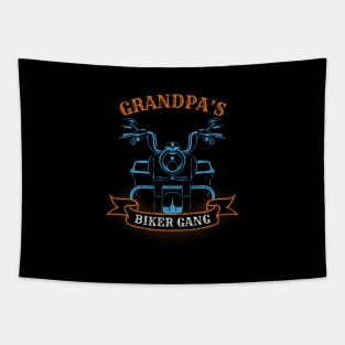 Grandpa's Biker Gang Father's Day Tapestry