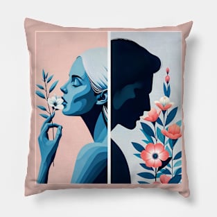 Woman and man Pillow