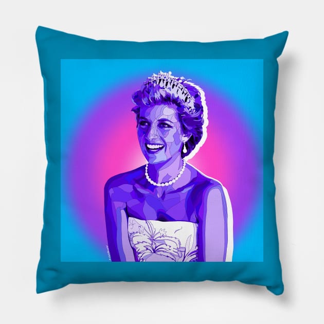 Princess Diana Pillow by Artistic_endeavours_with_Sasha