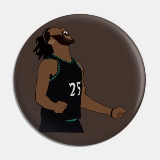 Derrick Rose 50 Point Celebration - Minnesota TimberWolves Pin