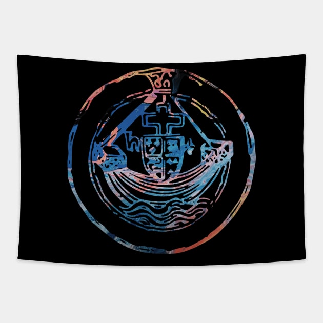 Coin uhuiy Tapestry by KucingLangit