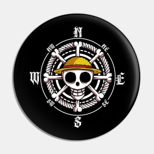 One Piece logo - Strawhat Pirate Symbol Pin