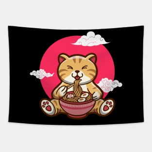 Ramen Cat Tapestry