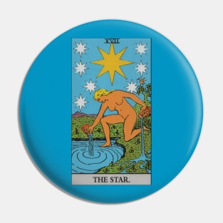 The Star Tarot Card Pin