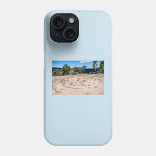 Labyrinth at Montoso Campground Wild Rivers New Mexico Phone Case