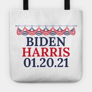 Biden Harris Victory Inauguration Date Tote