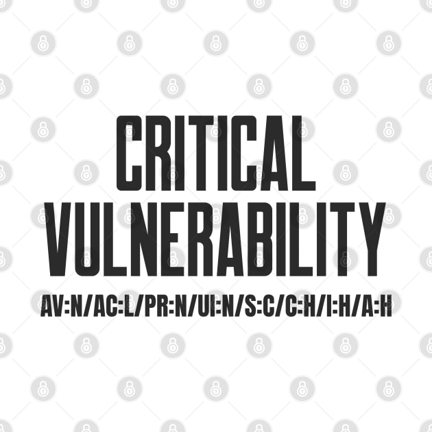 Cybersecurity Critical Vulnerability CVSS Score Vector by FSEstyle