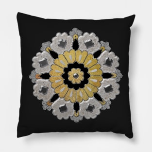 PERSIAN FLOWER V.11 - Metallic Pillow