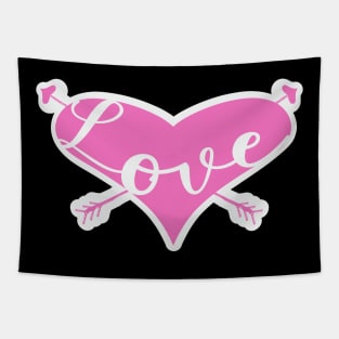 Love is Love Pink Tapestry