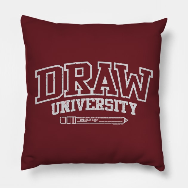 Draw University Pillow by natebear