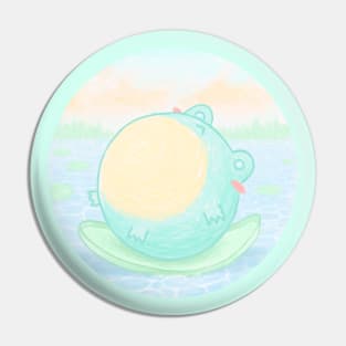 Round fat frog - Cute animals Pin