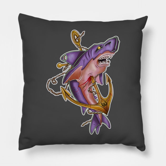 ANCHOR SLASH Pillow by 4funprint