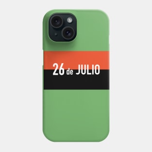 26 of july flag Phone Case