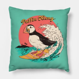 Puffin Along Pillow