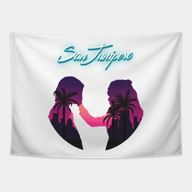 San Junipero Netflix Tapestry by KlioStudio