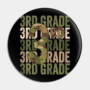 Team 3rd Grade Squad Back To School Teacher Kids Boys Pin