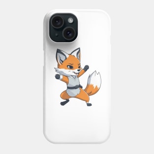 kung fu fox Phone Case