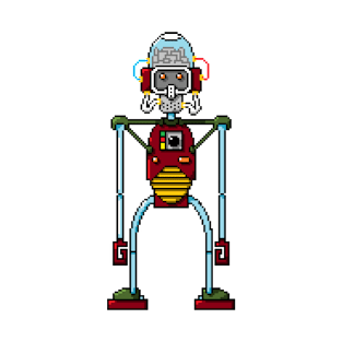 Pixel Robot 036 T-Shirt