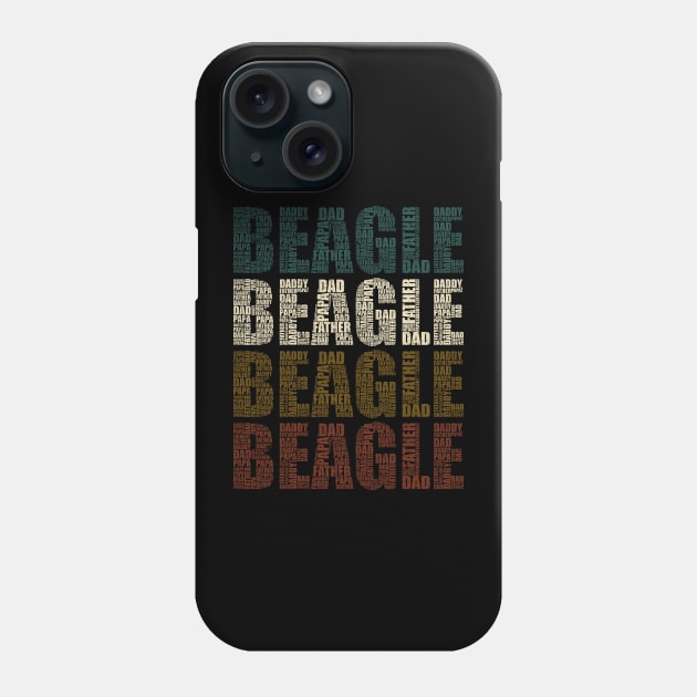 Beagle Dad - Funny Dog Lovers Gift For Papa Phone Case by DnB