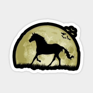 Horse And Moon Magnet