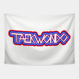 Taekwondo Bubble Logo Tapestry