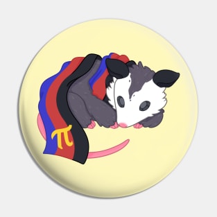 Polyamorous Pride Possum Pin