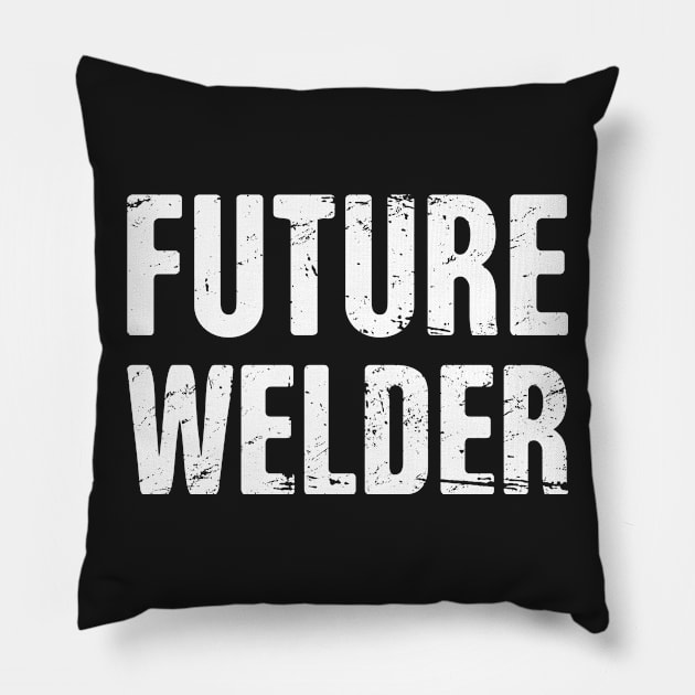 Future Welder Pillow by MeatMan