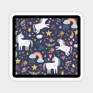 Rainbow unicorn magical gift Magnet