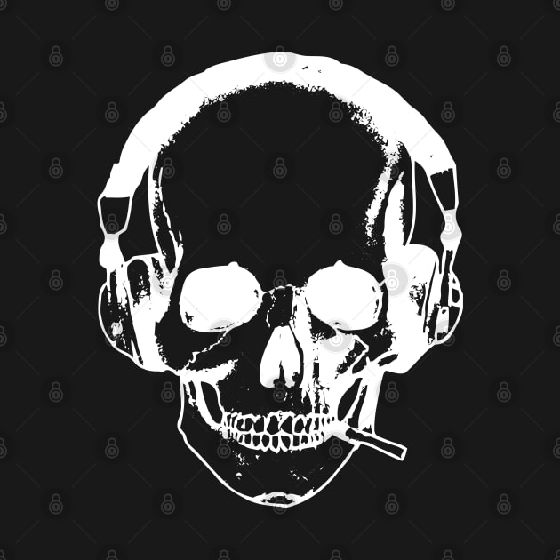 Dj Skull by Black & White