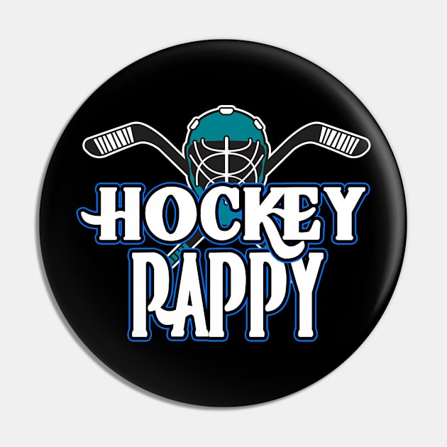 Hockey Dad Kids Hockey Father League Championship T Shirt - PAPPY Pin by finchandrewf