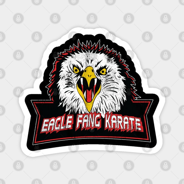 Cobra Kai - Eagle Fang Karate Vintage Style Magnet by wookiemike