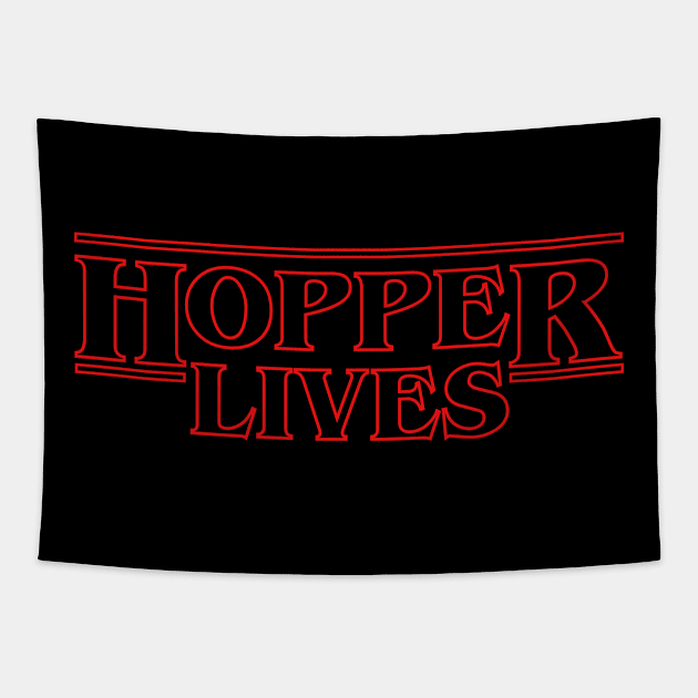 Hopper Lives Tapestry by evermedia