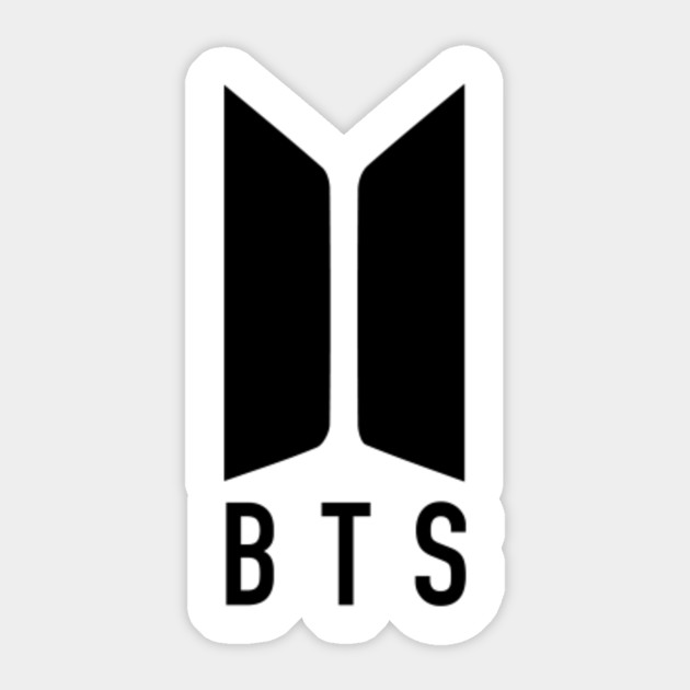 BTS logo - Bts - Sticker | TeePublic