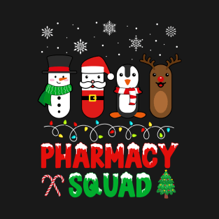 Christmas Pills Pharmacy Squad Pharmacist Tech T-Shirt