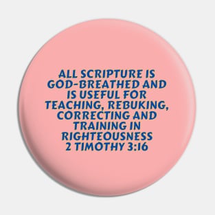 Bible Verse 2 Timothy 3:16 Pin