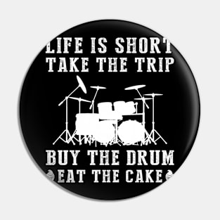 Drumming Wanderlust Cake: Savor Life's Beats and Treats! Pin