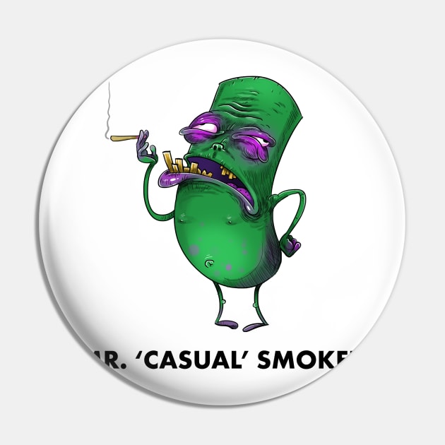 Mr Men Grown Up  Mr Casual Smoker Pin by idrawcartoons