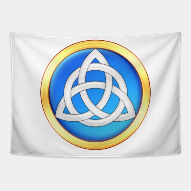 Celtic Trinity Knot Tapestry by Art By Cleave